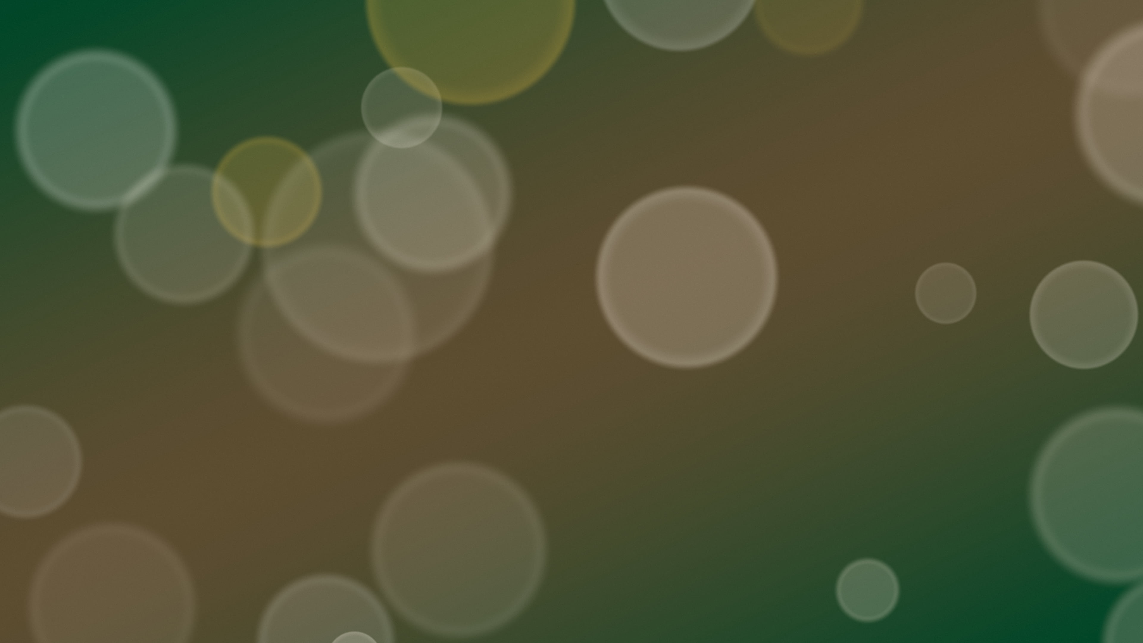 Christmas Green Bokeh Lights desktop wallpaper in 4K