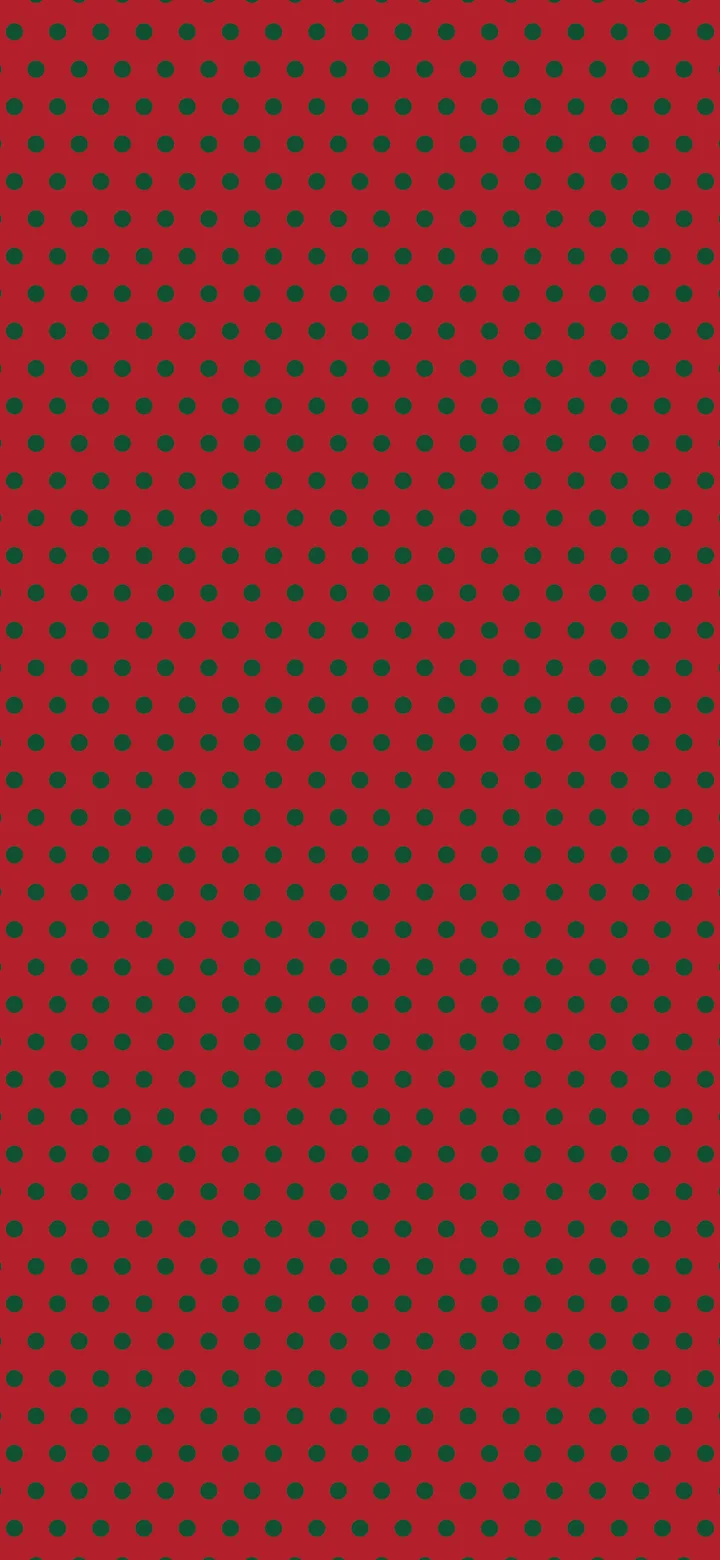 Christmas Red and Green Mini Polka Dot wallpaper for iPhone and Android