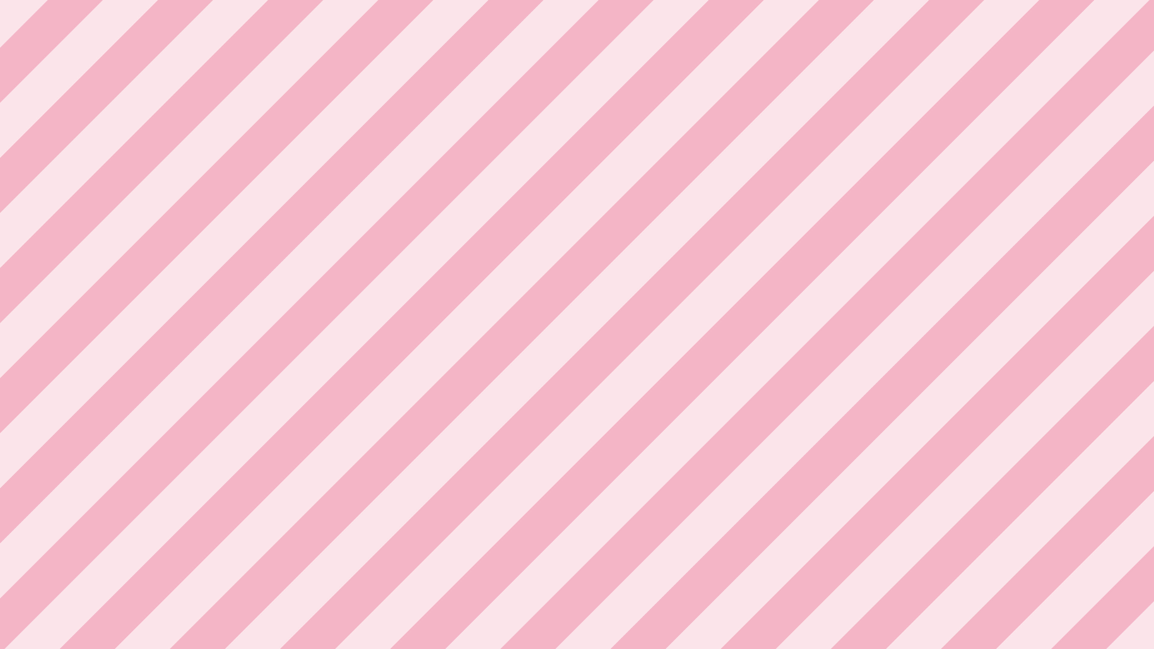 Coquette Pink Diagonal Striped desktop wallpaper in 4K