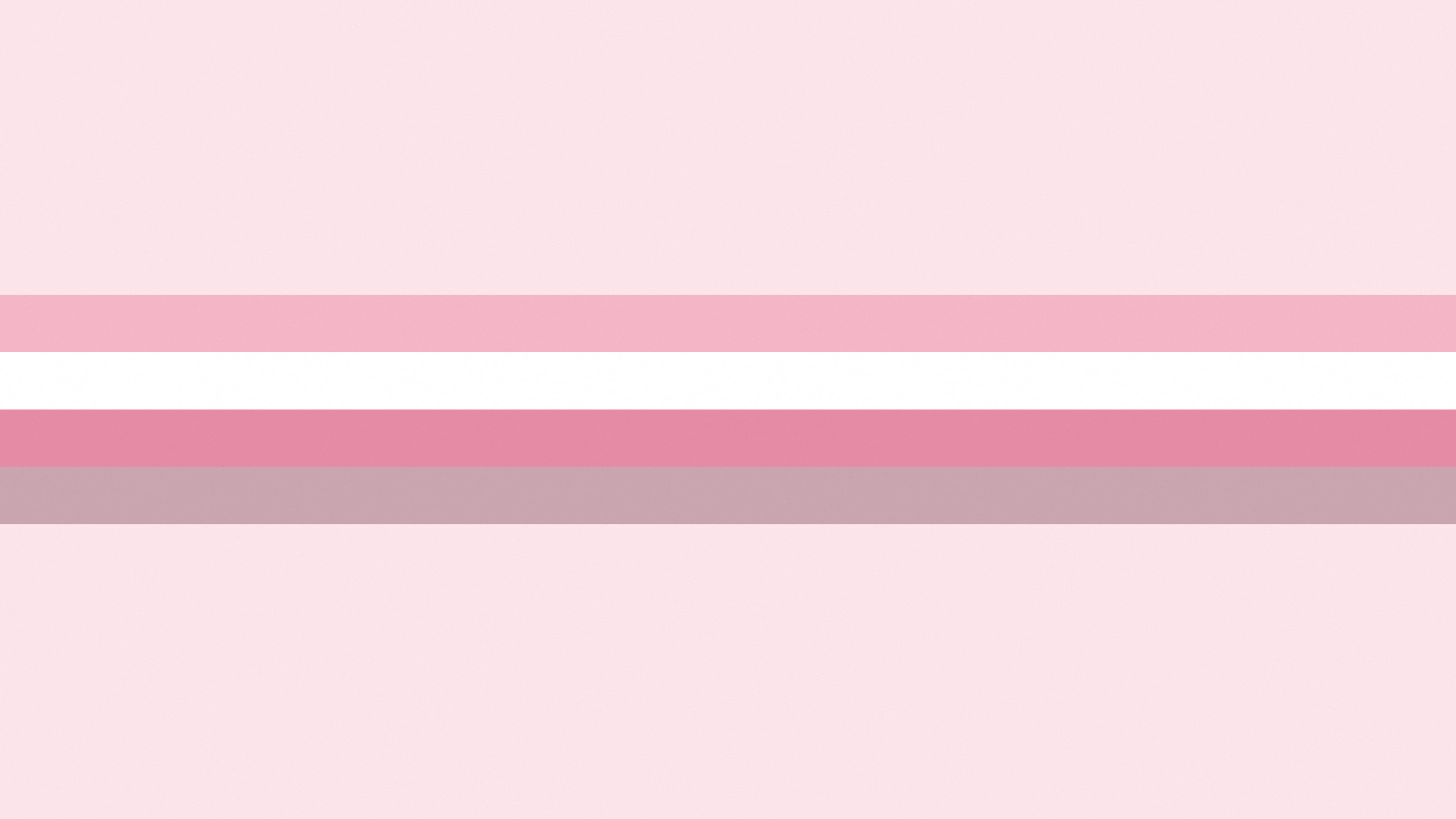 Coquette Pink Retro Stripe desktop wallpaper in 4K