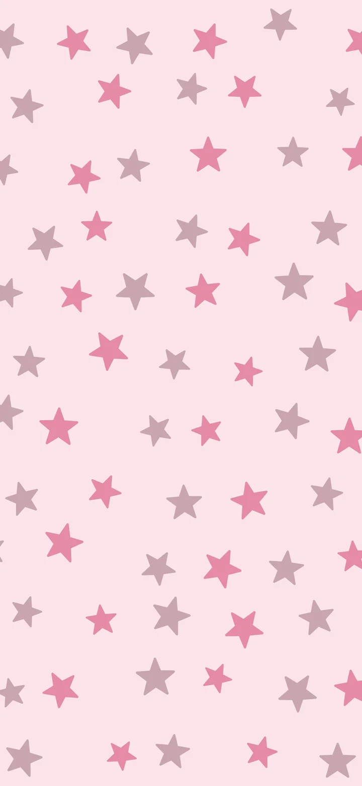 Coquette Pink Star Pattern wallpaper for iPhone and Android
