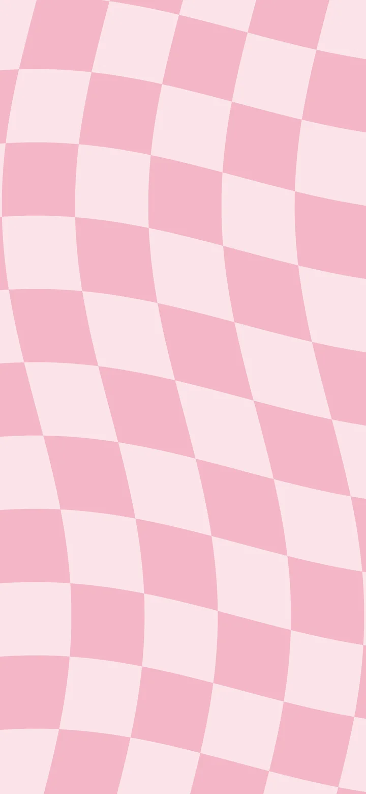 Coquette Pink Wavy Checkered wallpaper for iPhone and Android