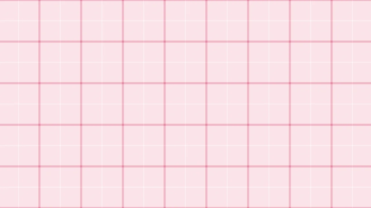 Coquette Pink Windowpane Plaid desktop wallpaper in 4K