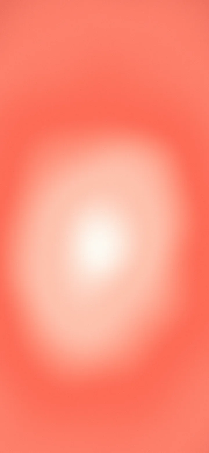 Coral and Cream Aura Gradient wallpaper for iPhone and Android