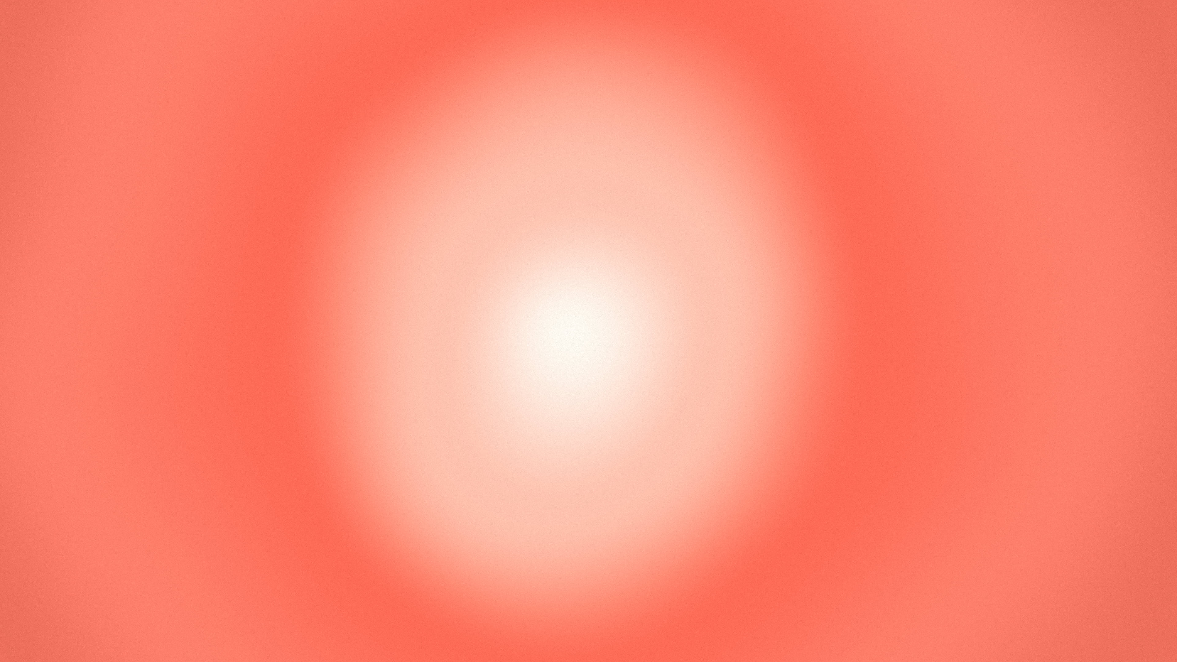 Coral and Cream Aura Gradient desktop wallpaper in 4K