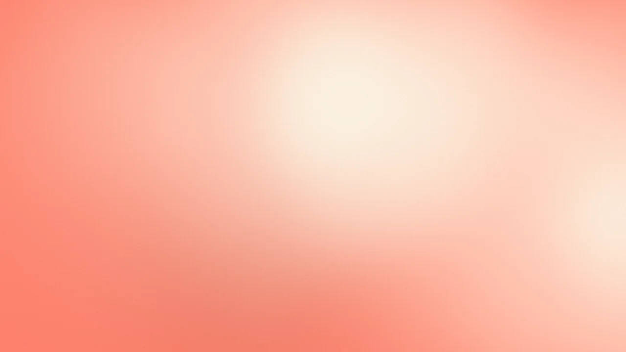 Coral and Cream Dreamy Aura Gradient desktop wallpaper in 4K