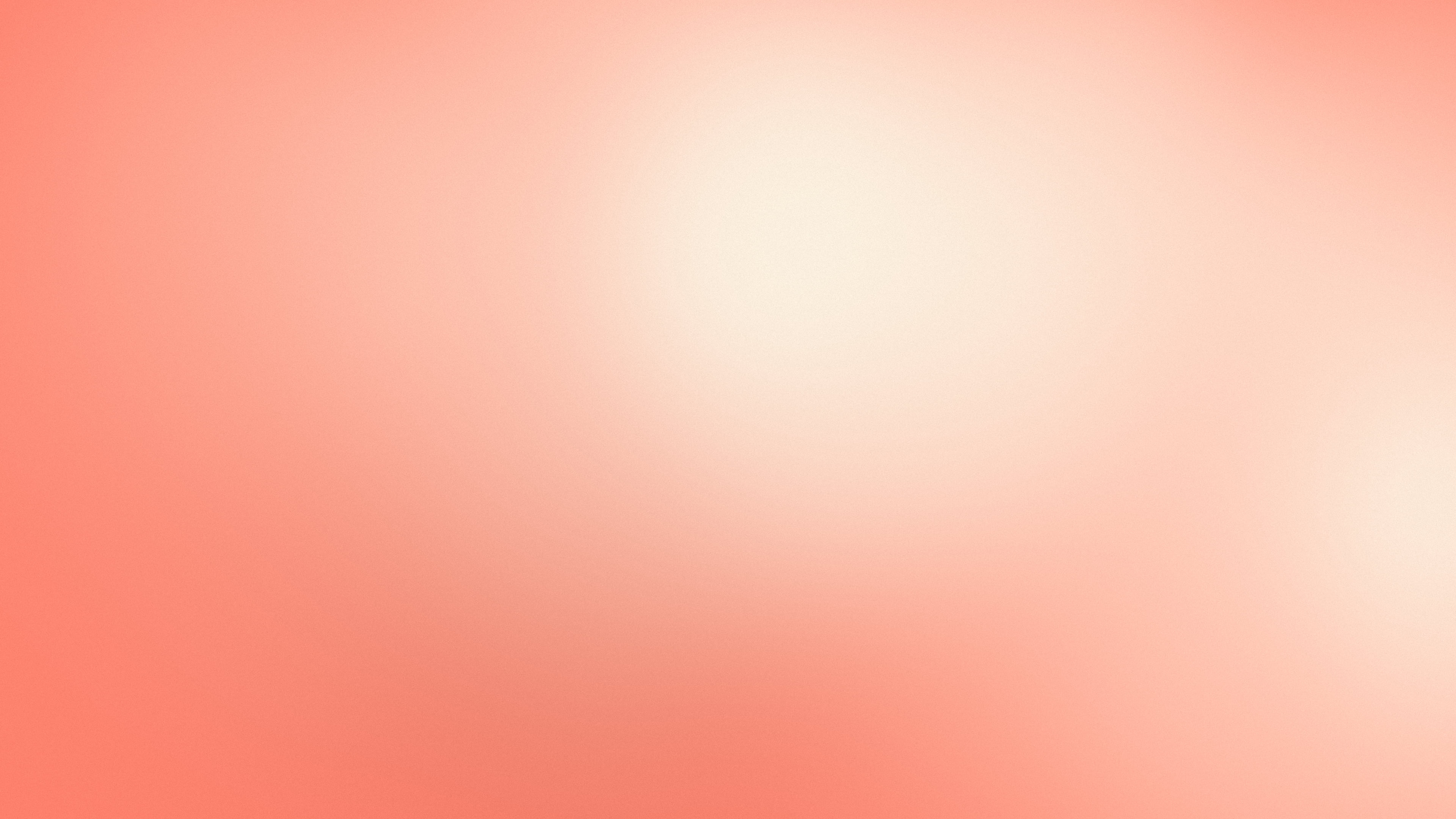 Coral and Cream Dreamy Aura Gradient desktop wallpaper in 4K