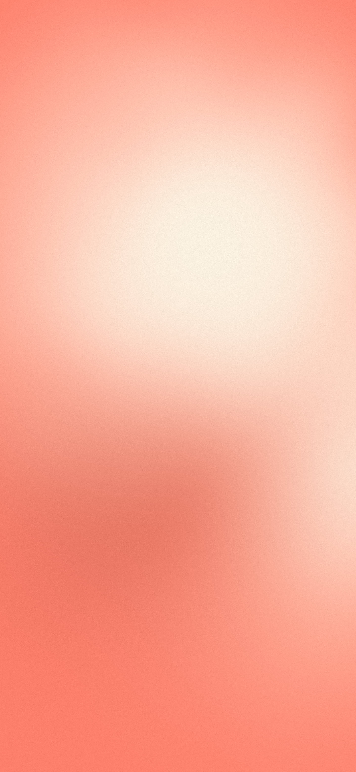 Coral and Cream Dreamy Aura Gradient wallpaper for iPhone and Android