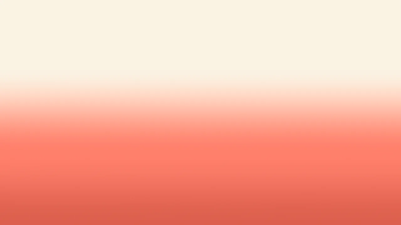 Coral and Cream Ombre Gradient desktop wallpaper in 4K
