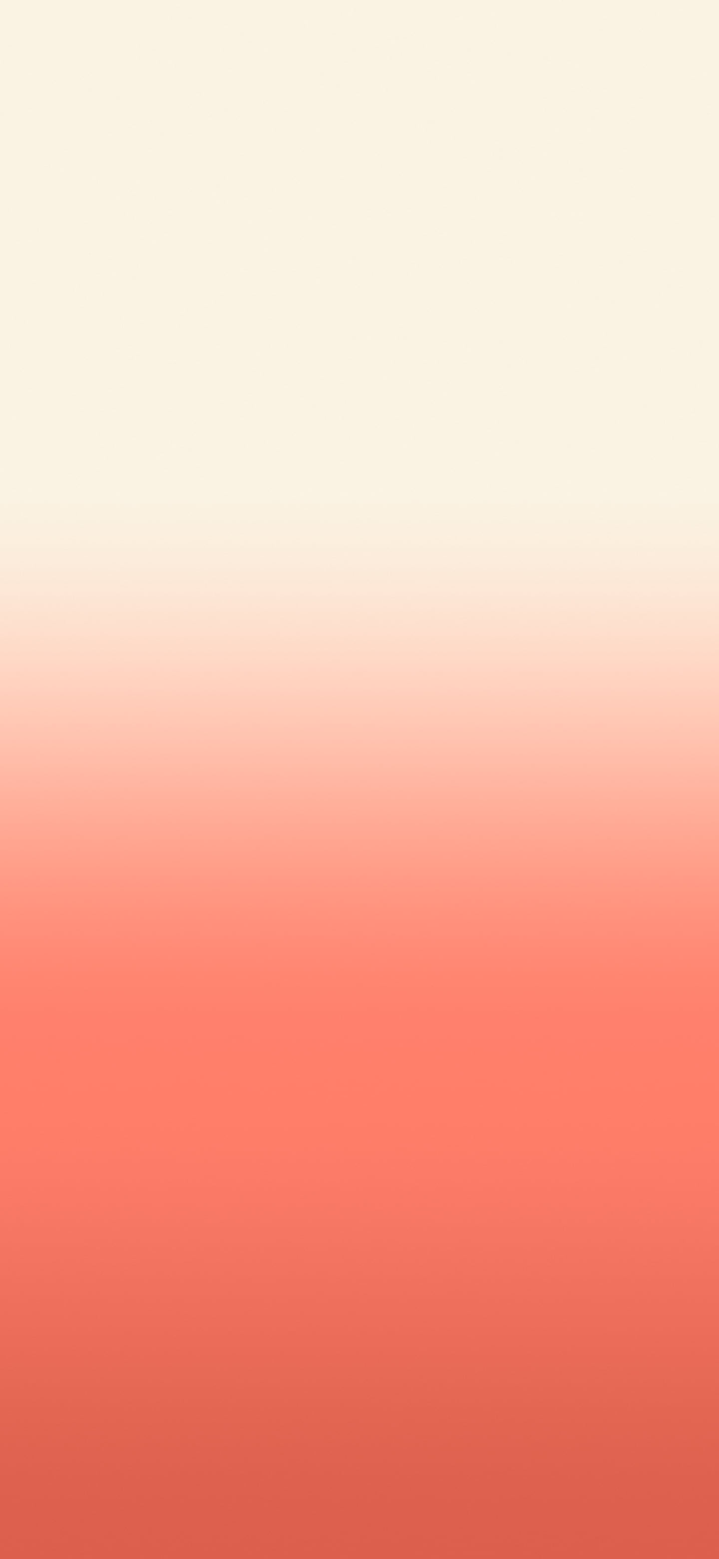 Coral and Cream Ombre Gradient wallpaper for iPhone and Android