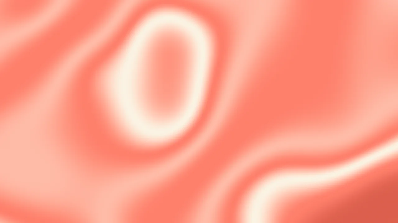 Coral and Cream Silky Gradient desktop wallpaper in 4K