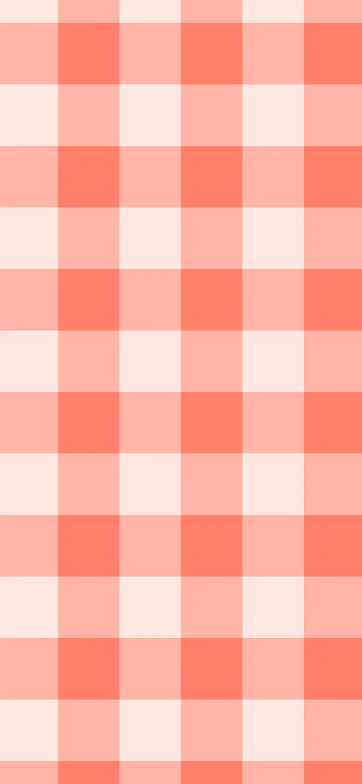 Coral Buffalo Check Plaid wallpaper for iPhone and Android