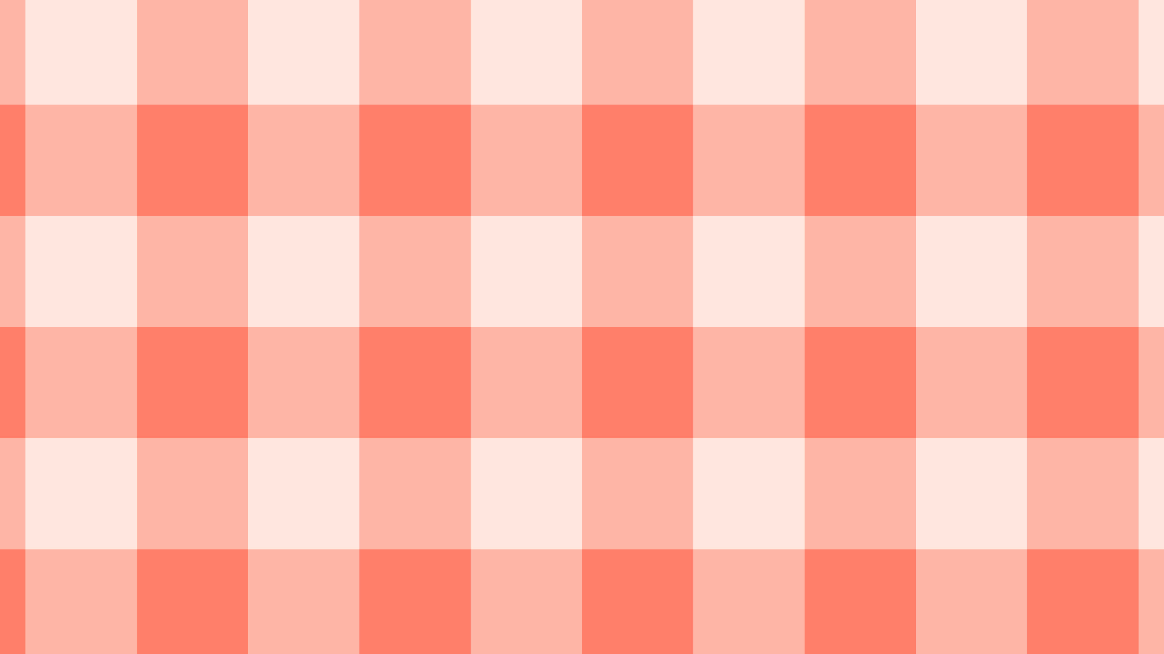 Coral Buffalo Check Plaid desktop wallpaper in 4K
