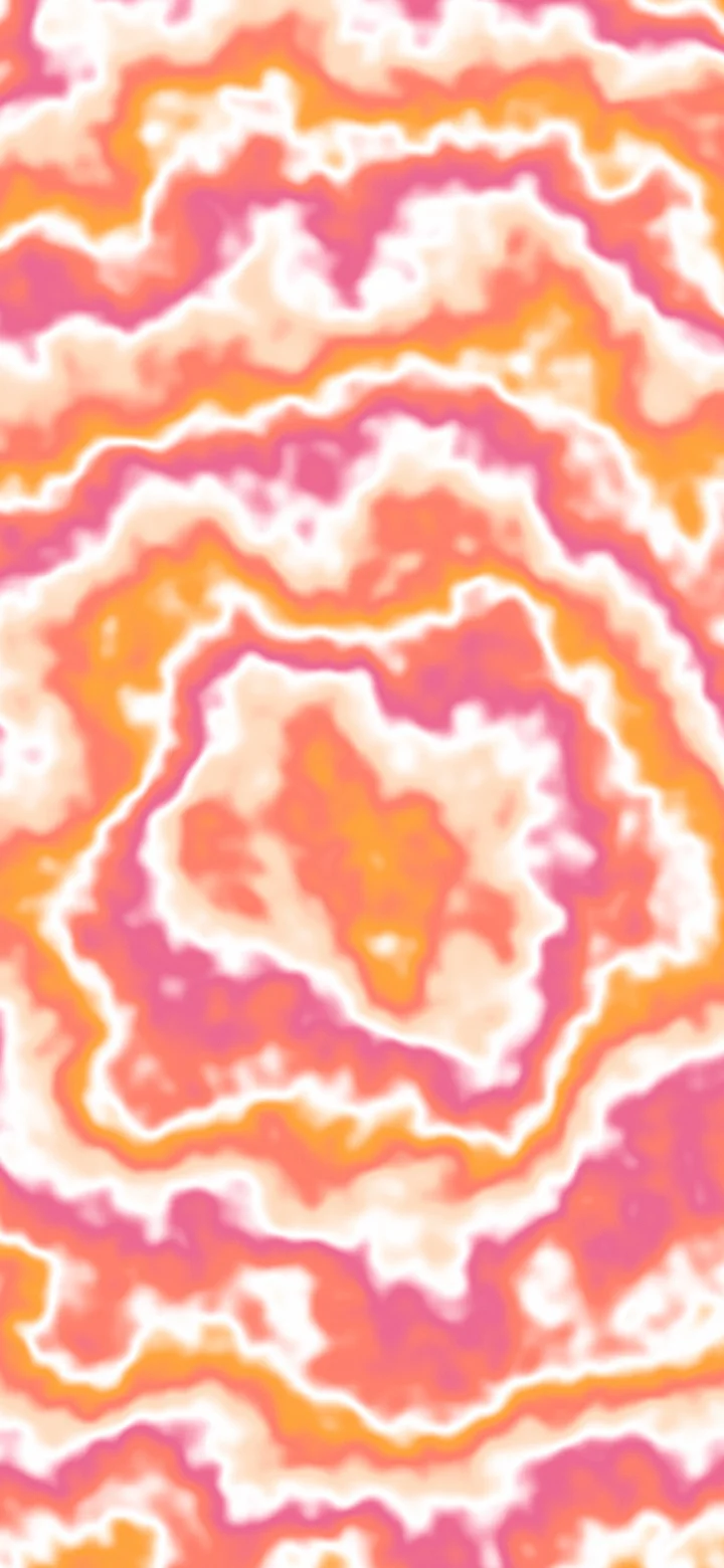 Coral Bullseye Tie Dye wallpaper for iPhone and Android