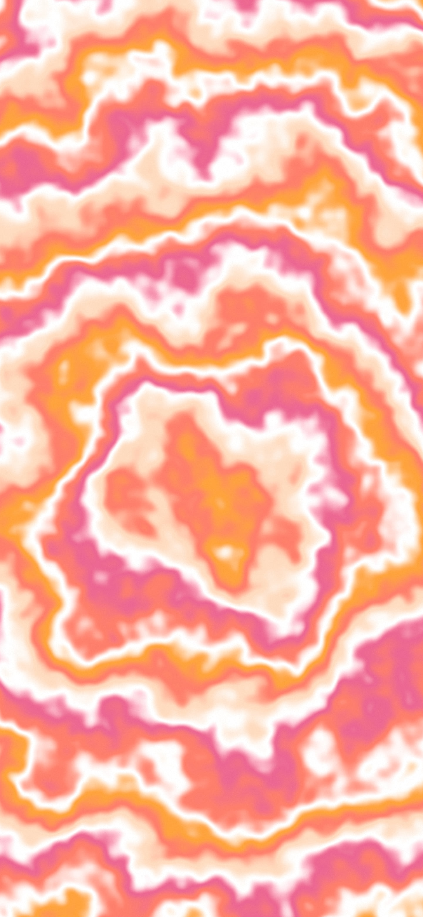 Coral Bullseye Tie Dye wallpaper for iPhone and Android
