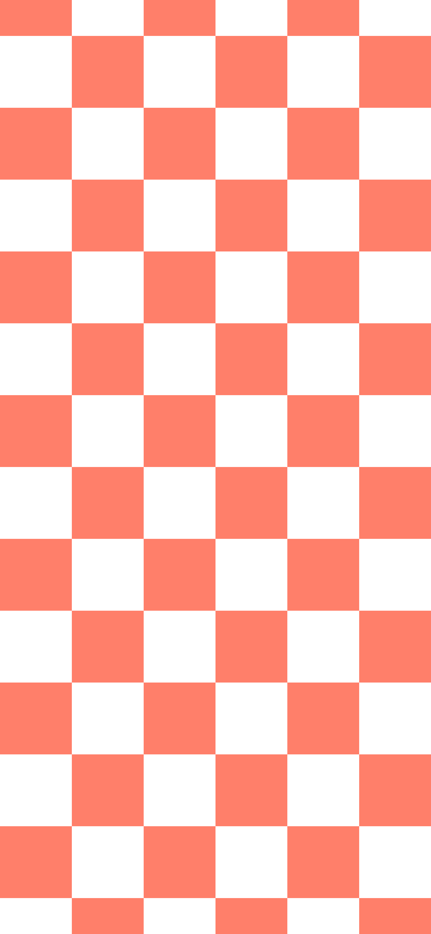 Coral Checkered wallpaper for iPhone and Android