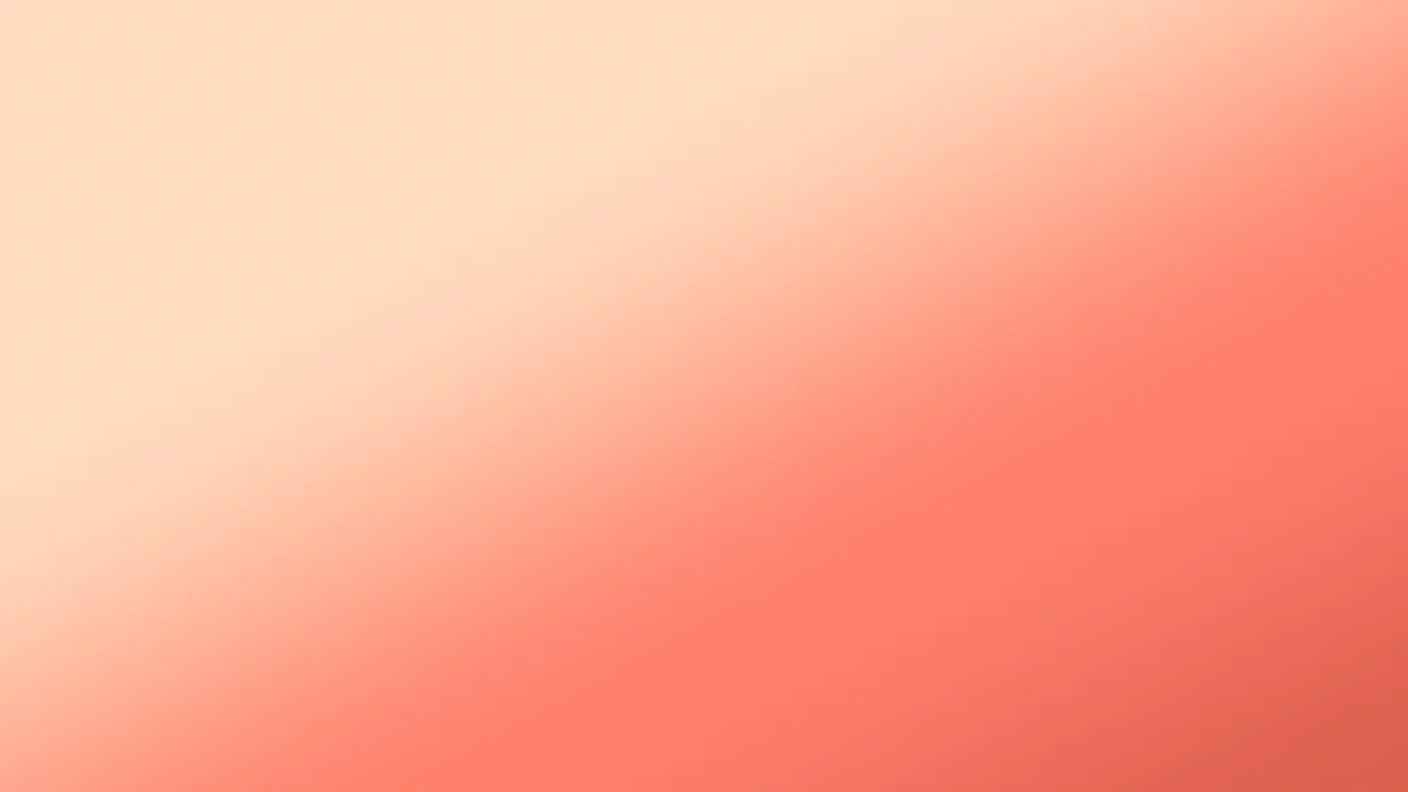 Coral Diagonal Ombre Gradient desktop wallpaper in 4K