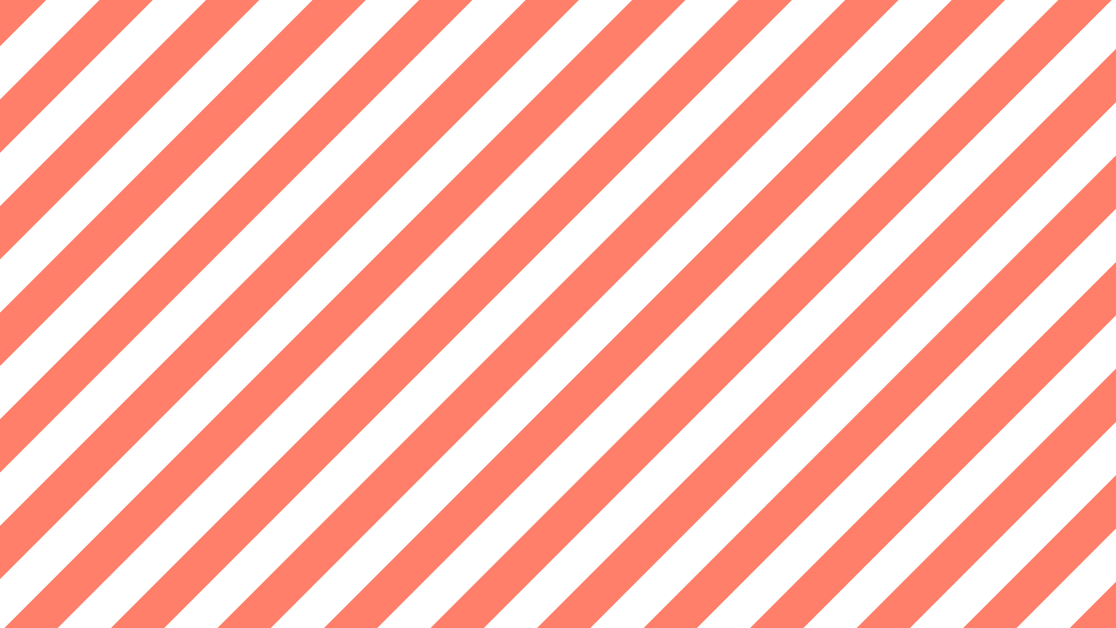Coral Diagonal Striped desktop wallpaper in 4K