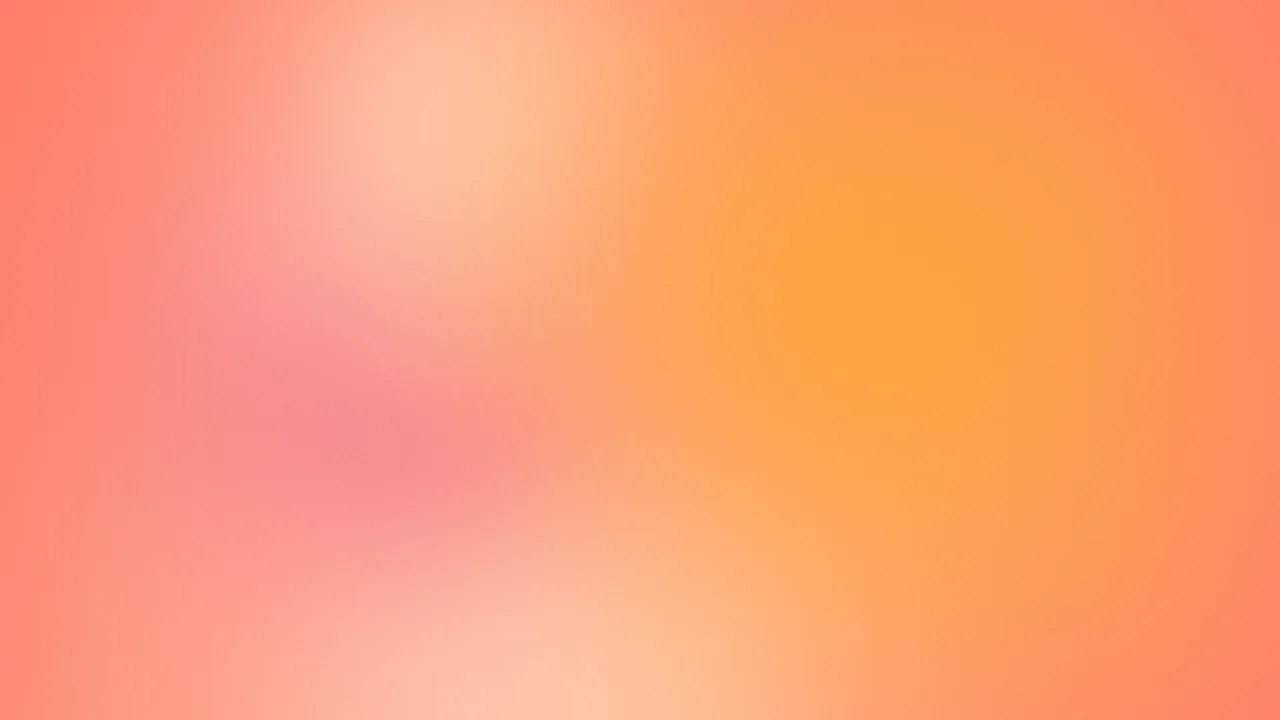 Coral Dreamy Aura Gradient desktop wallpaper in 4K