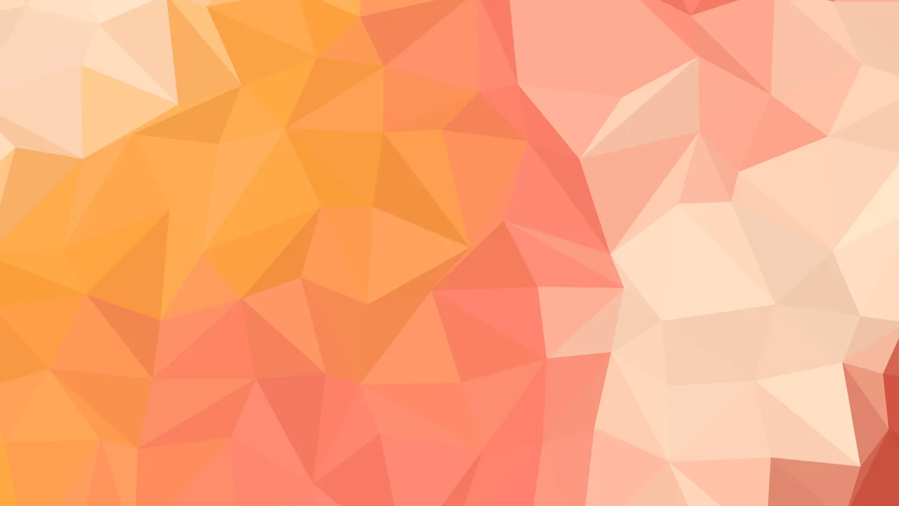 Coral Low Poly desktop wallpaper in 4K