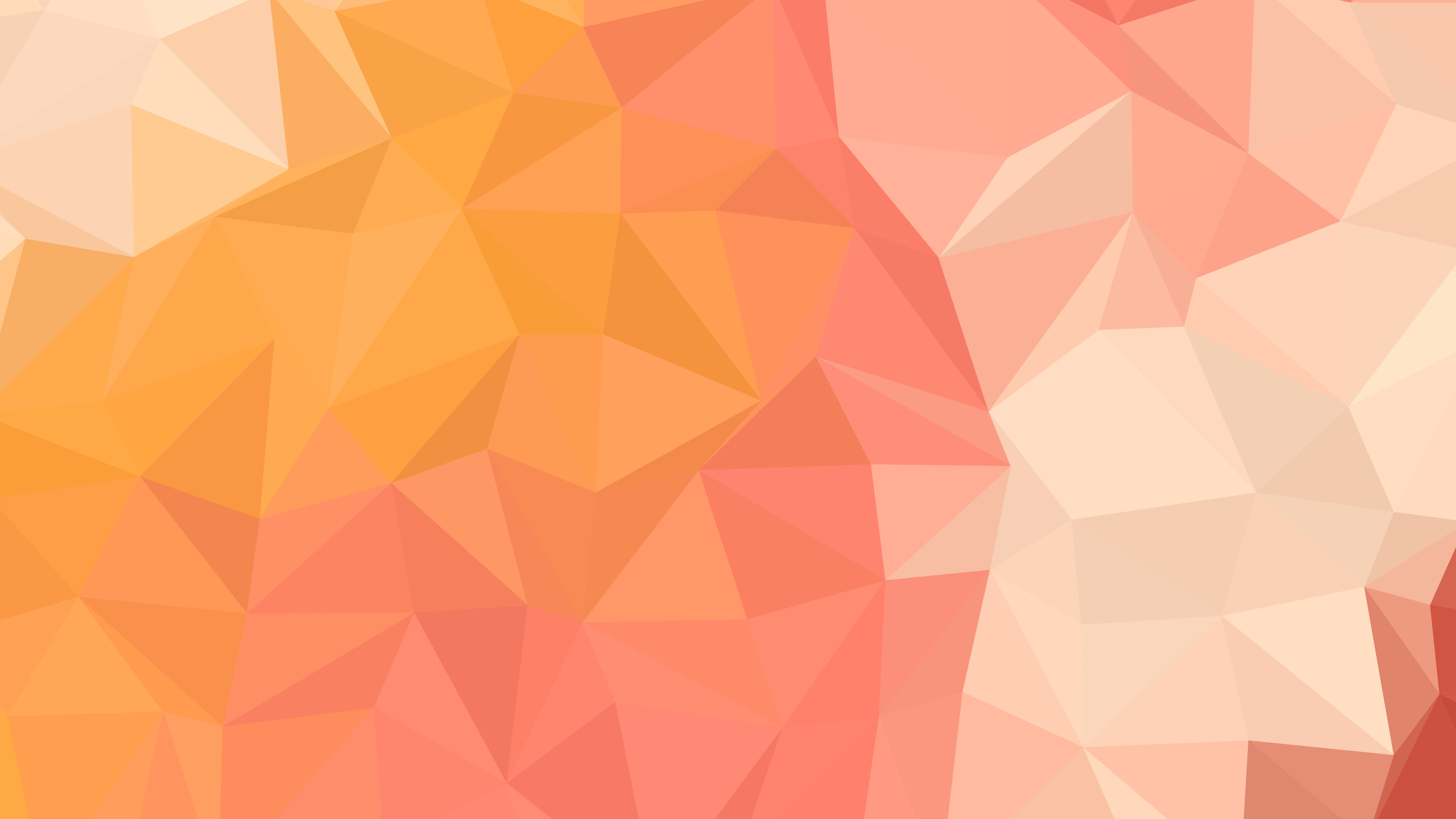 Coral Low Poly desktop wallpaper in 4K