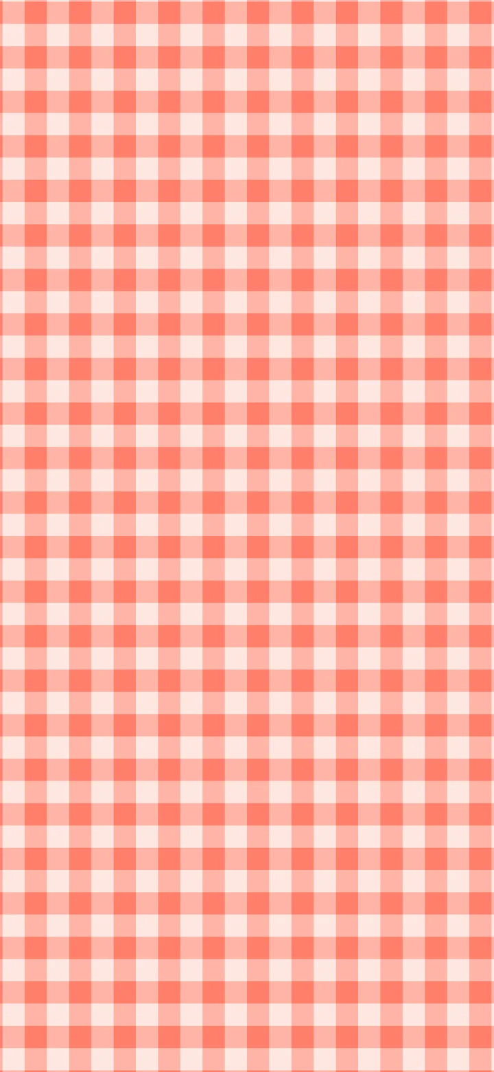 Coral Mini Gingham wallpaper for iPhone and Android
