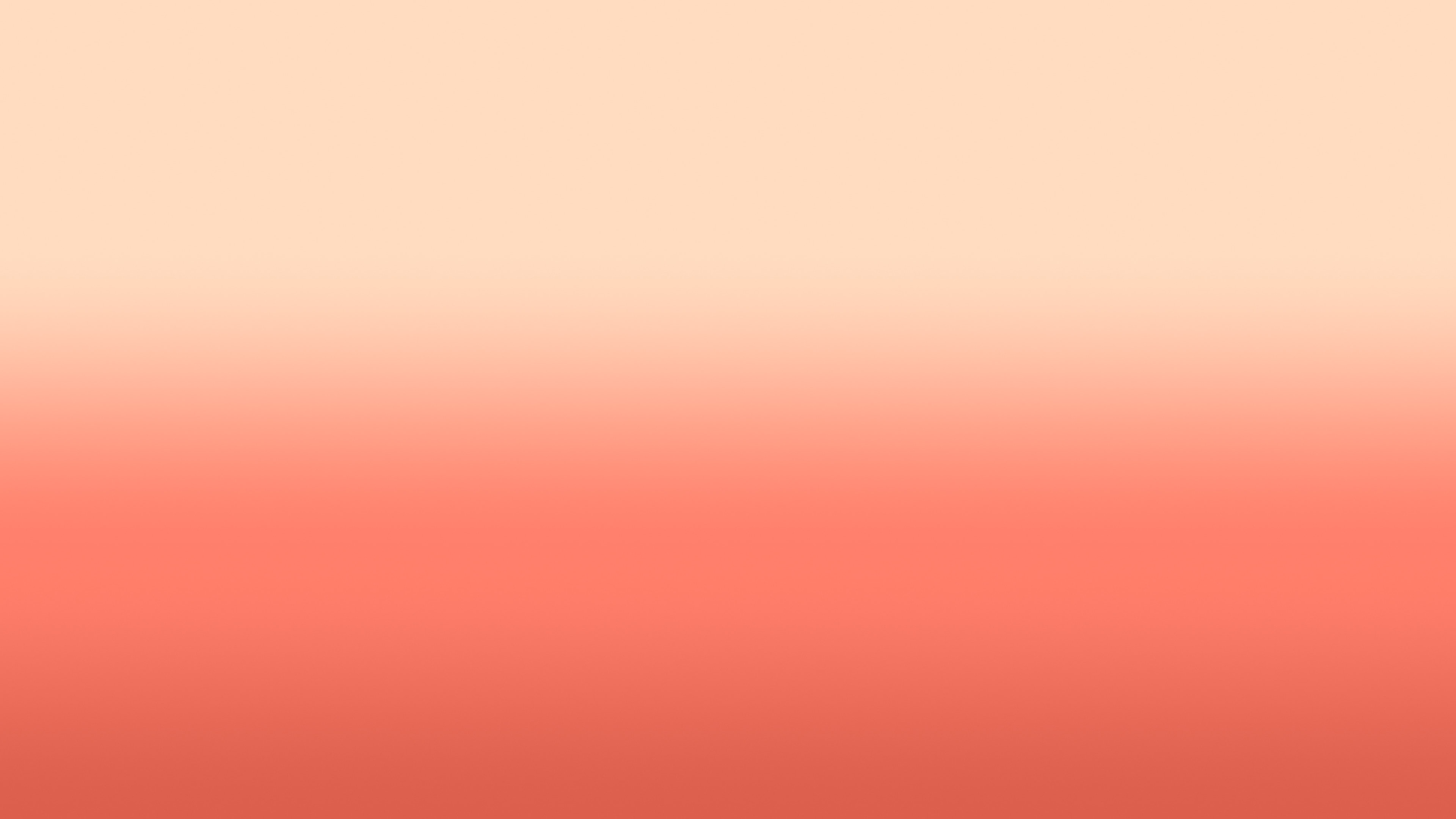 Coral Ombre Gradient desktop wallpaper in 4K