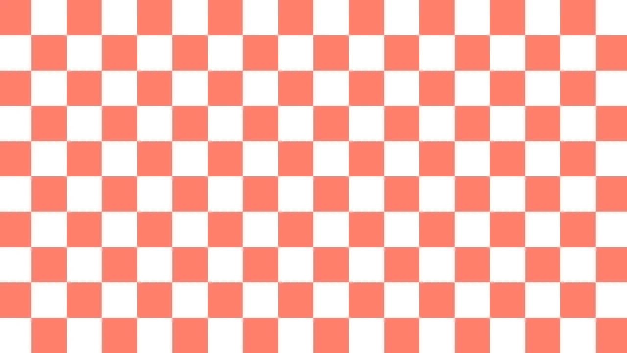 Coral Small Checkered desktop wallpaper in 4K