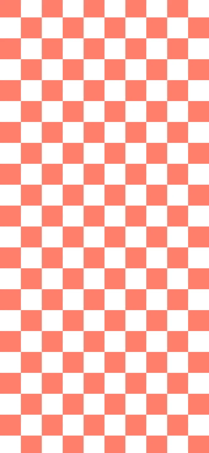 Coral Small Checkered wallpaper for iPhone and Android