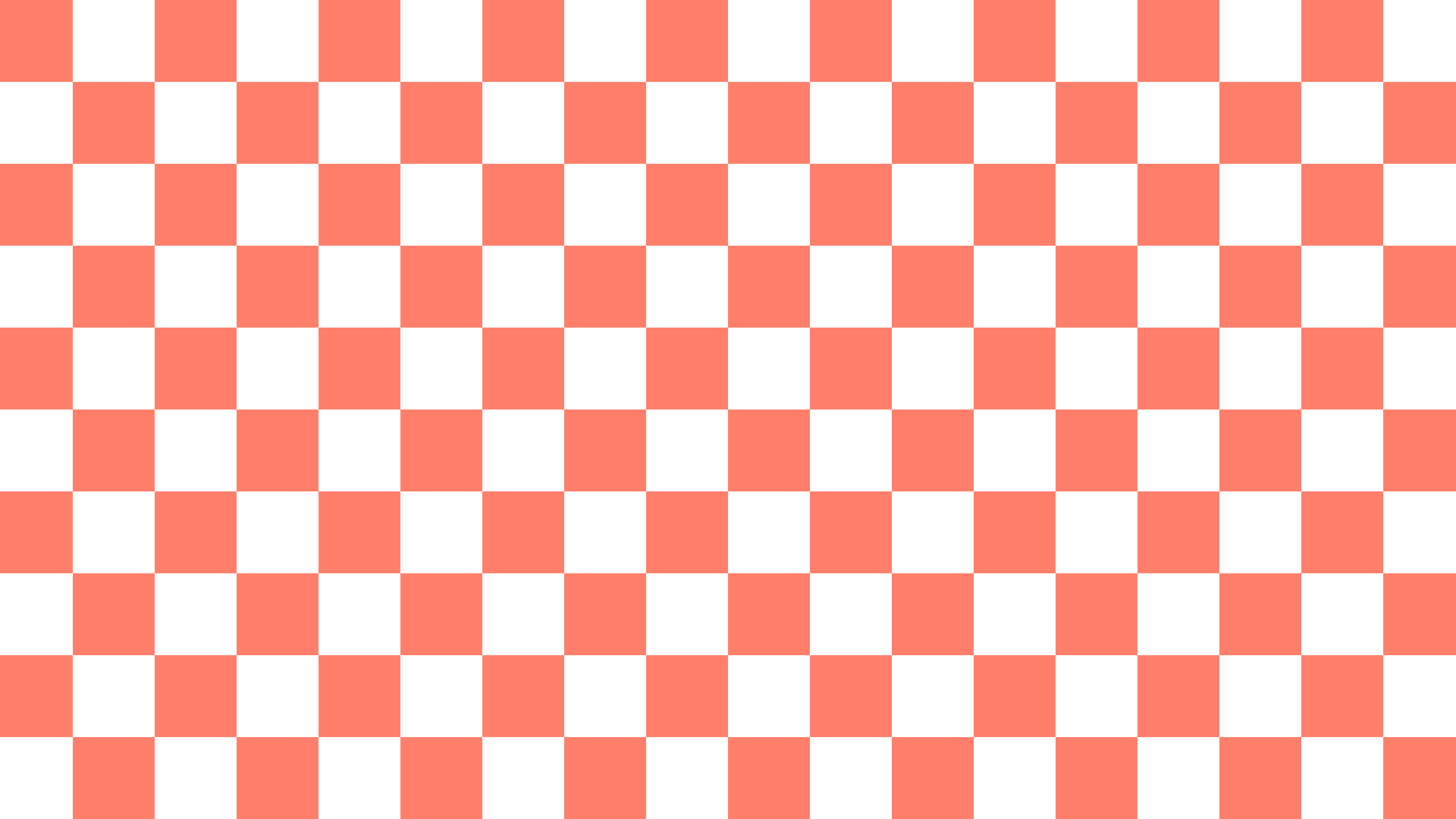 Coral Small Checkered desktop wallpaper in 4K