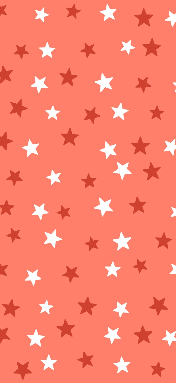 Coral Star Pattern wallpaper for iPhone and Android