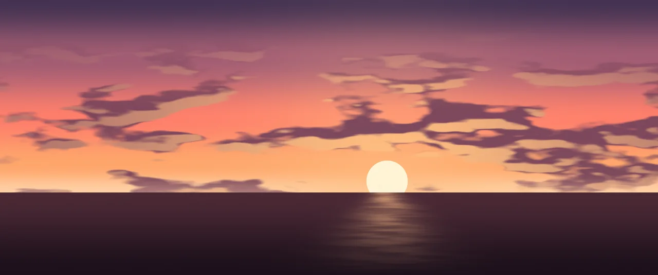 Coral Sunset Sky ultrawide wallpaper, 3440 × 1440