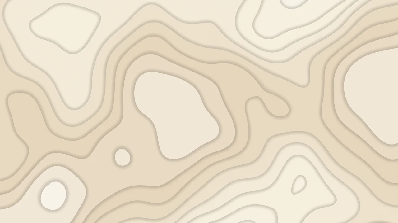 Cream and Beige Layered Topographic desktop wallpaper in 4K