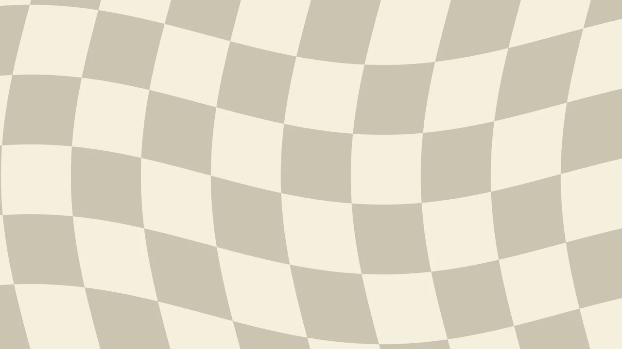 Cream and Beige Wavy Checkered desktop wallpaper in 4K