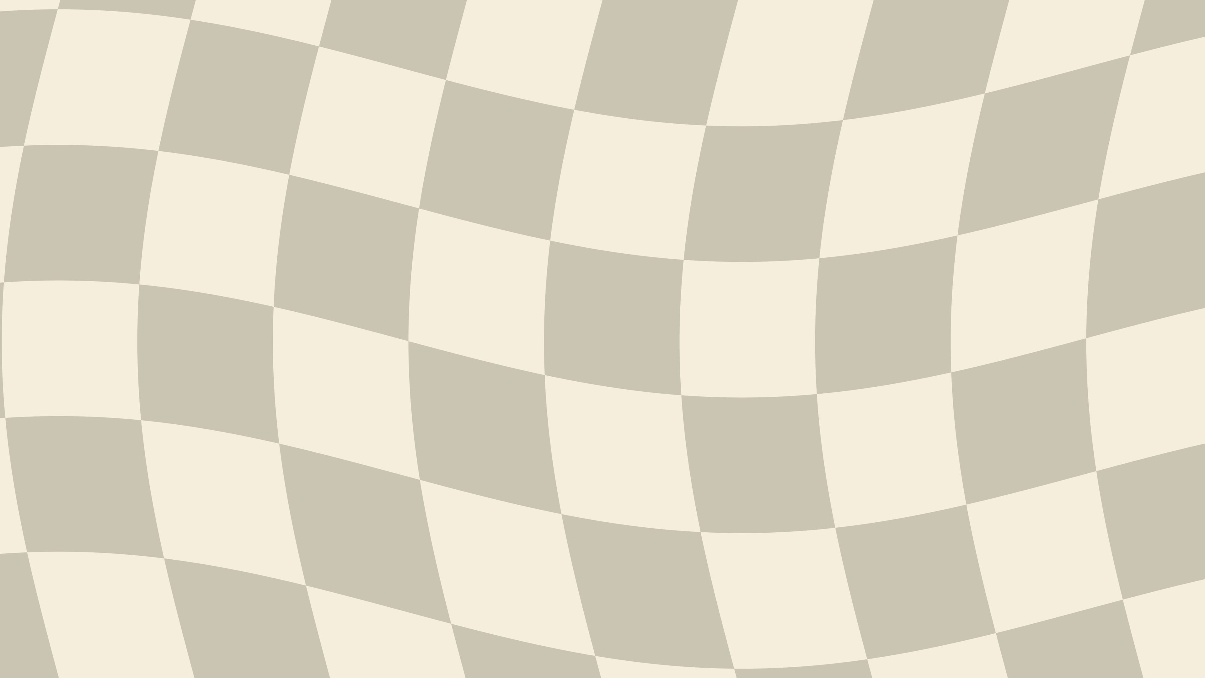 Cream and Beige Wavy Checkered desktop wallpaper in 4K