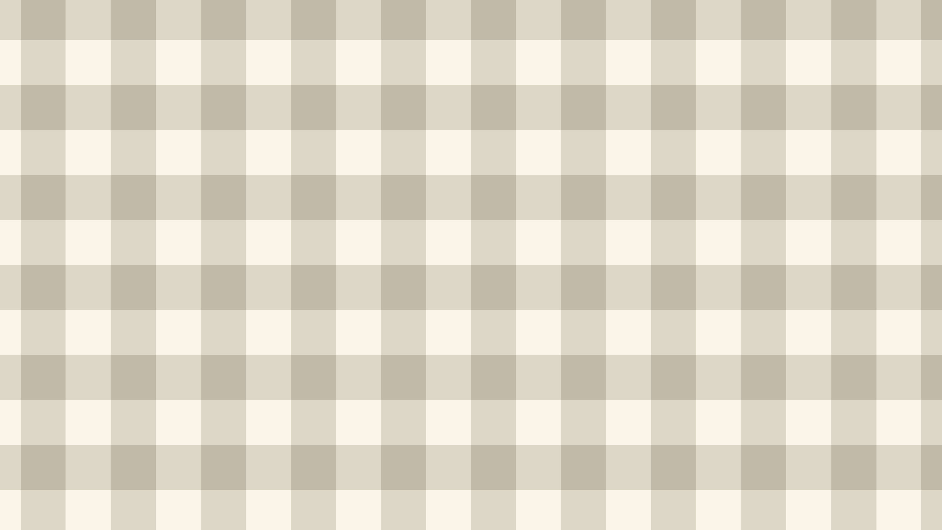 Cream Gingham desktop wallpaper in 4K