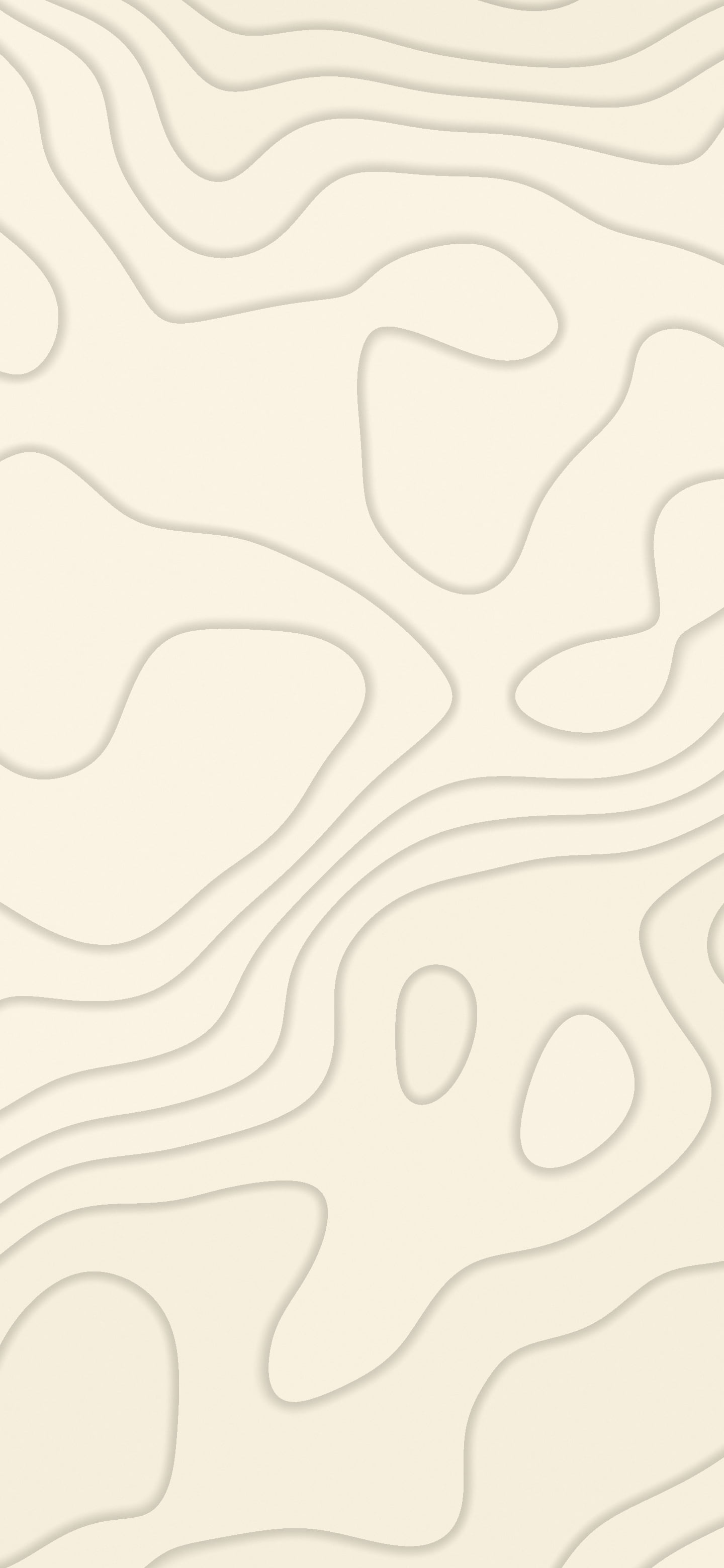 Cream Layered Topographic wallpaper for iPhone and Android