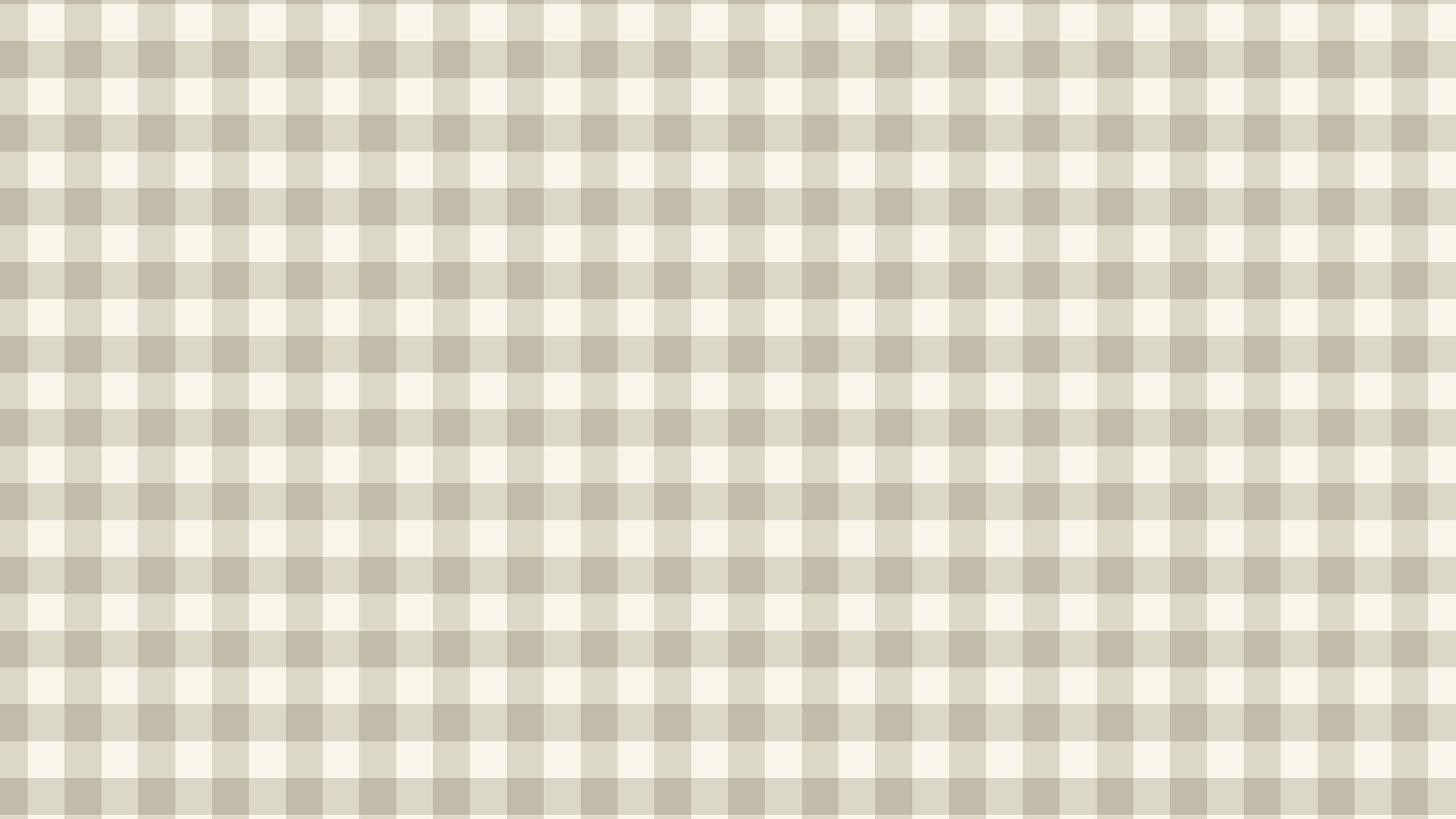 Cream Mini Gingham desktop wallpaper in 4K