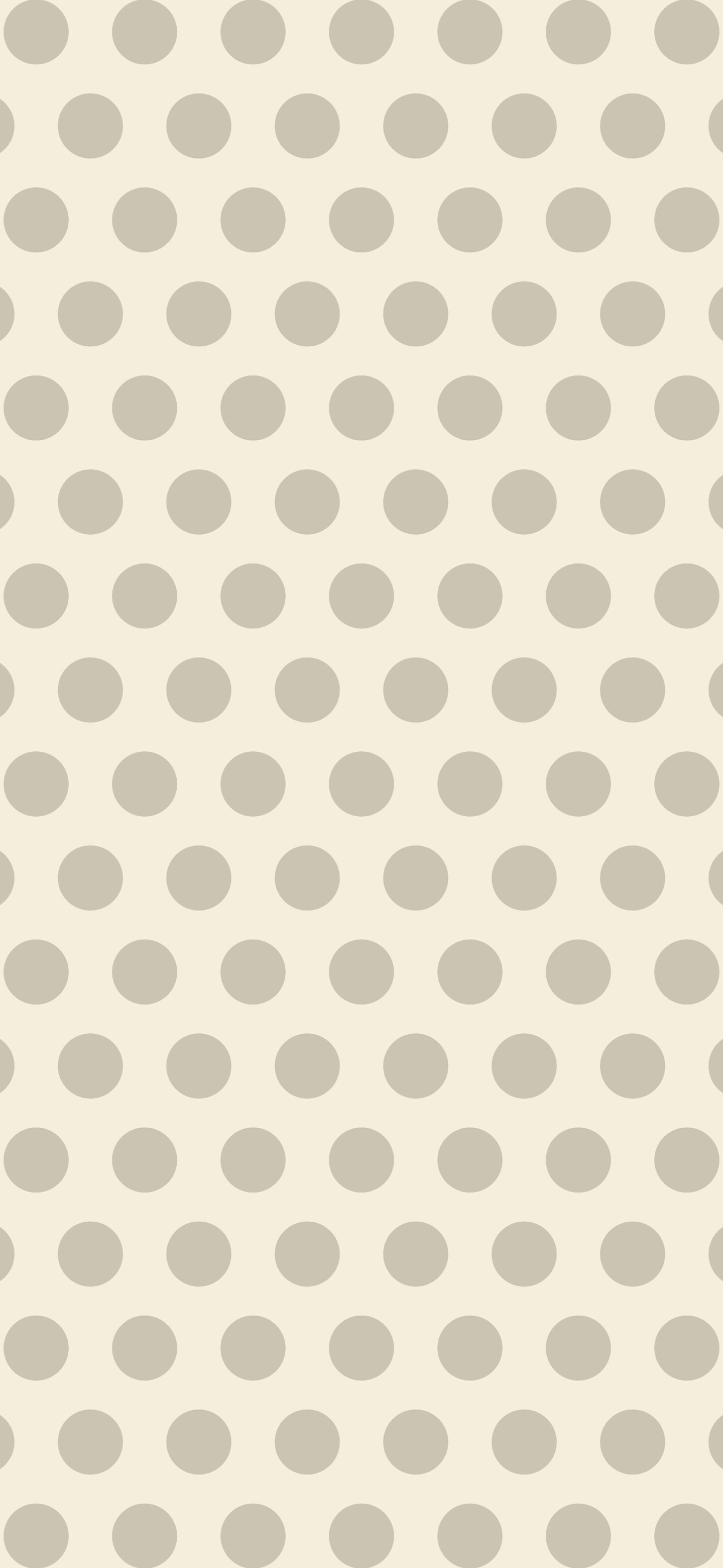 Cream Polka Dot wallpaper for iPhone and Android