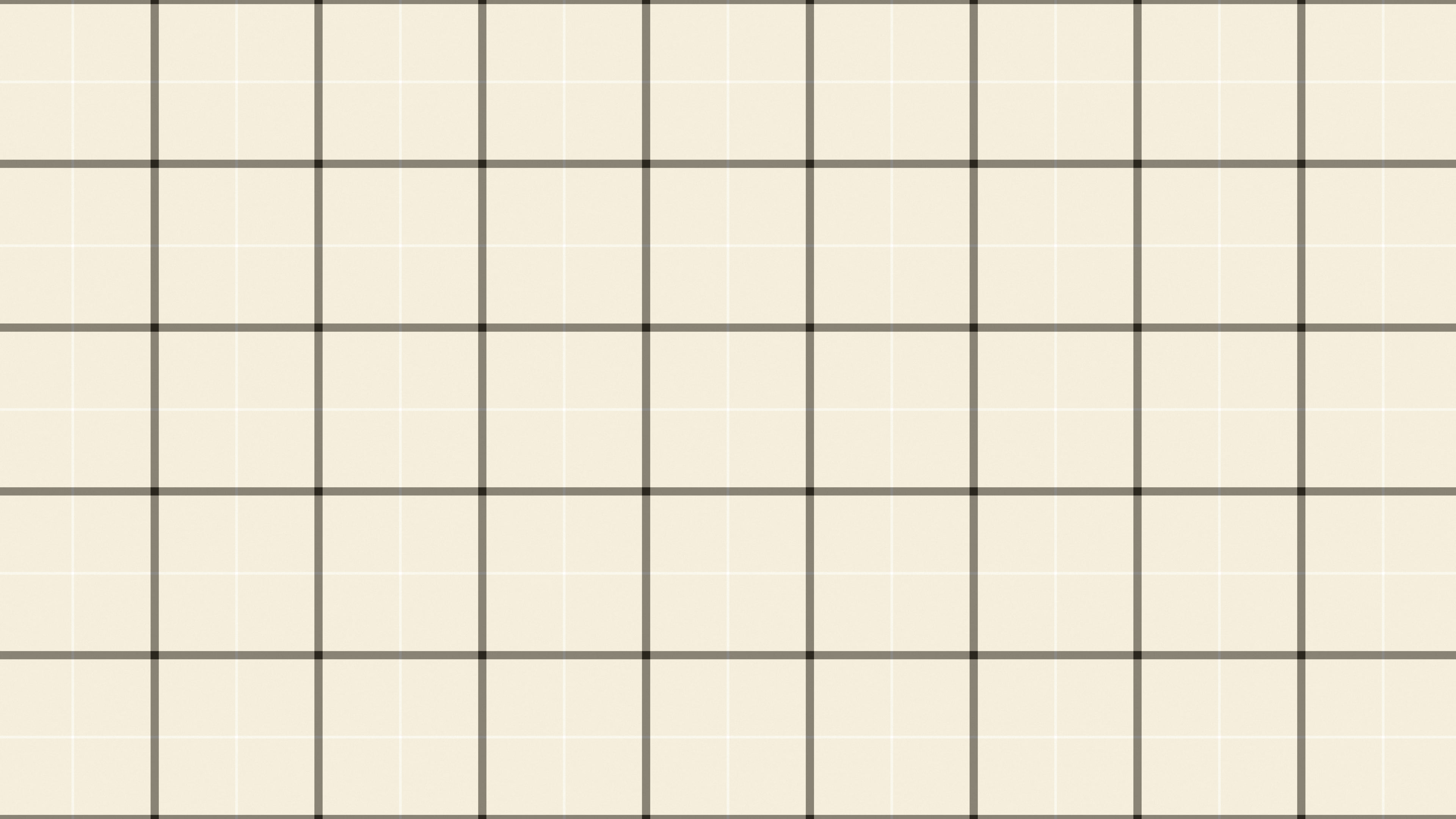 Cream Windowpane Plaid desktop wallpaper in 4K
