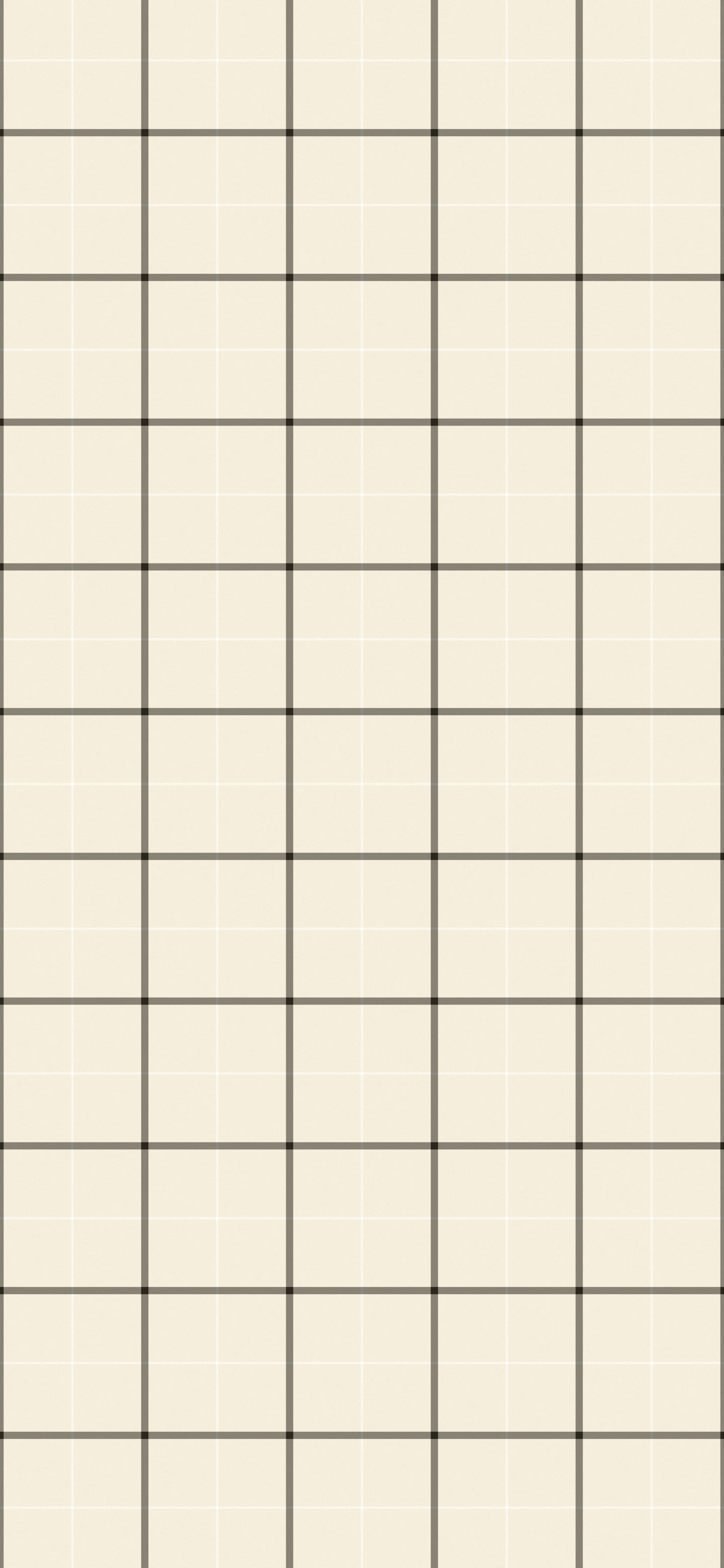Cream Windowpane Plaid wallpaper for iPhone and Android