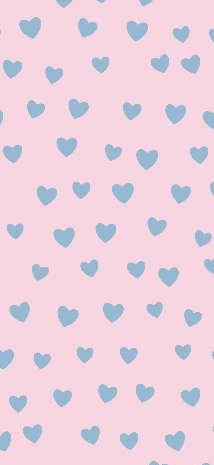 Danish Pastel Heart Pattern wallpaper for iPhone and Android
