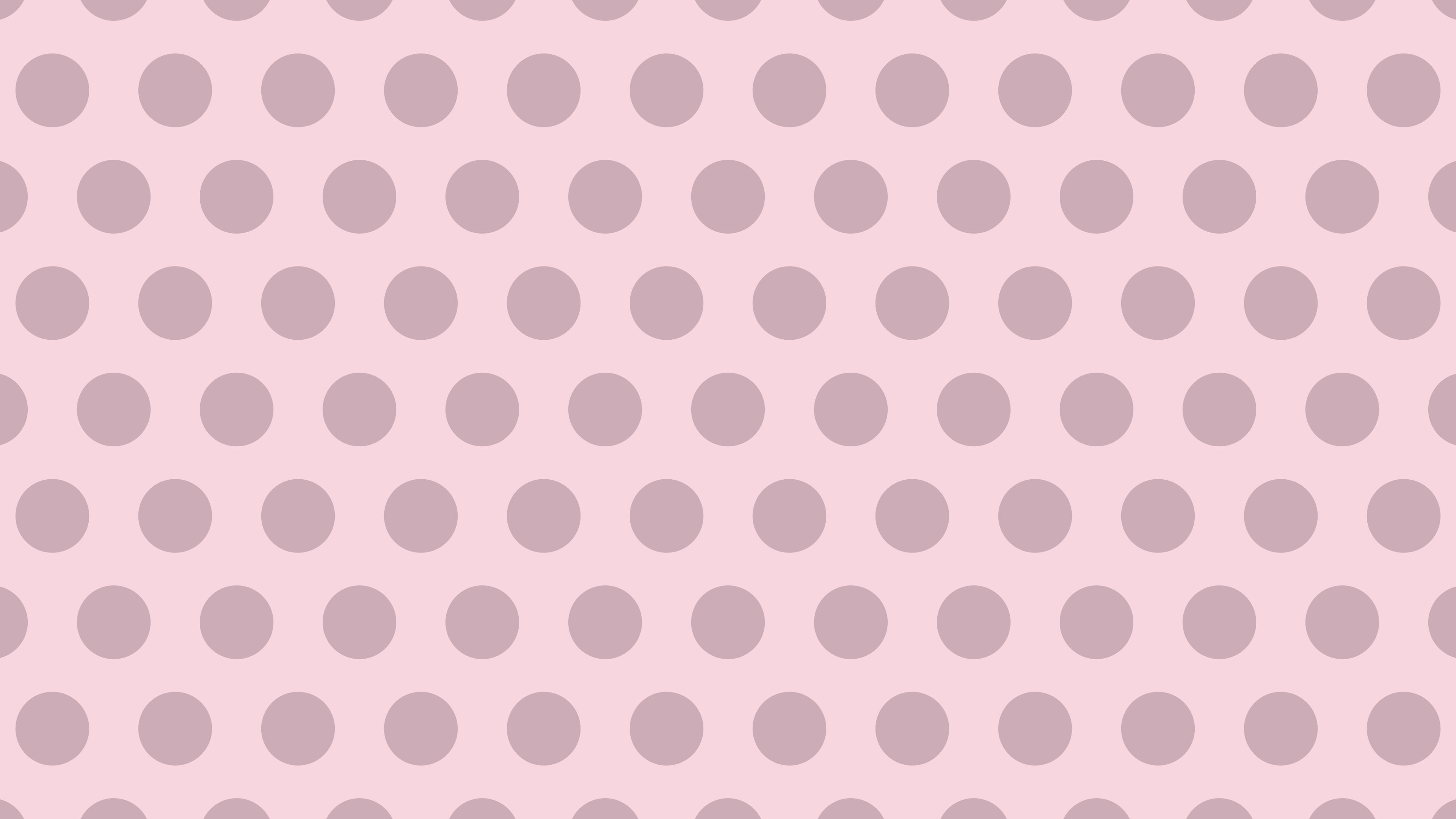 Danish Pastel Polka Dot desktop wallpaper in 4K