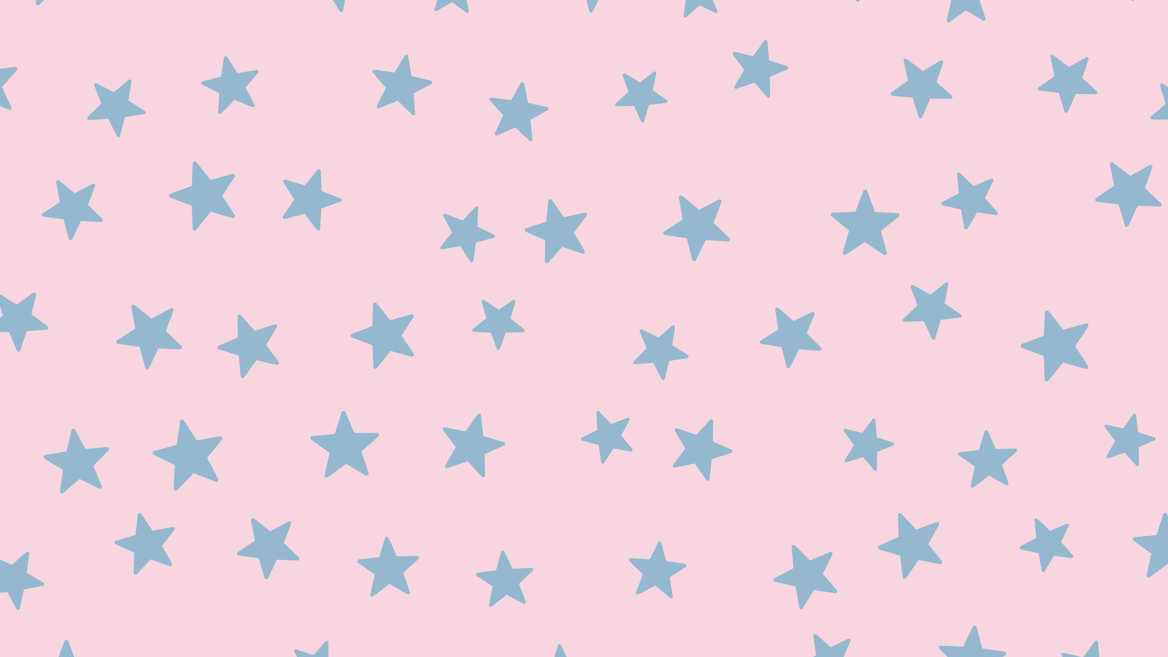 Danish Pastel Star Pattern desktop wallpaper in 4K