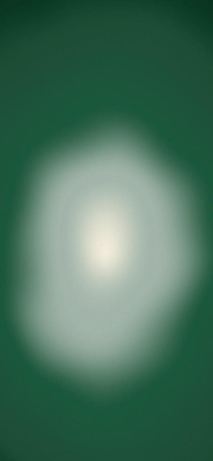 Dark Green and Cream Aura Gradient wallpaper for iPhone and Android