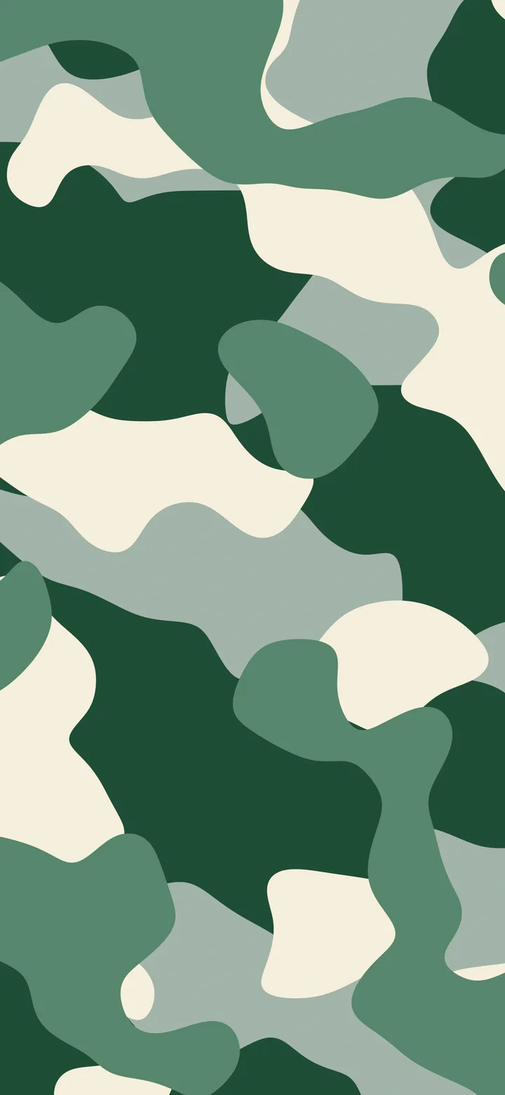 Dark Green and Cream Camo wallpaper for iPhone and Android