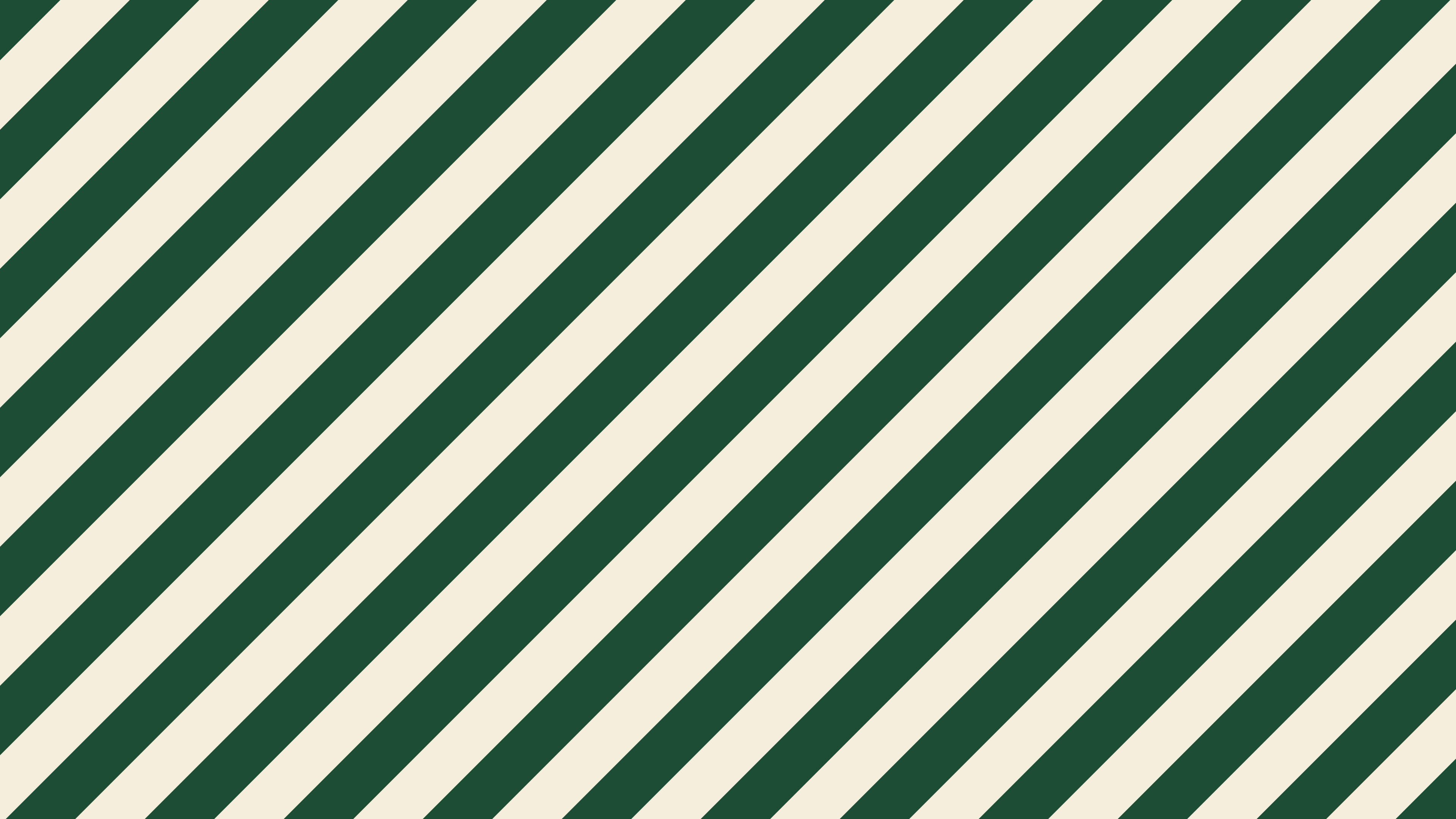 Dark Green and Cream Diagonal Striped desktop wallpaper in 4K