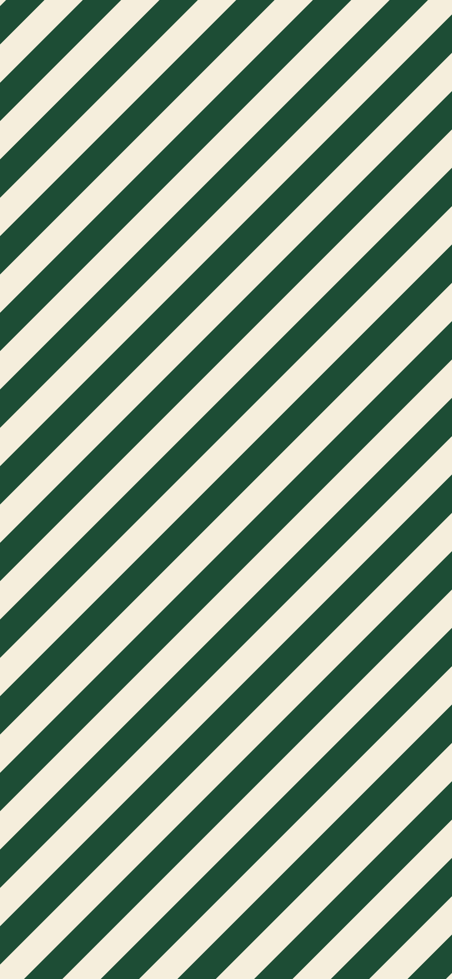 Dark Green and Cream Diagonal Striped wallpaper for iPhone and Android