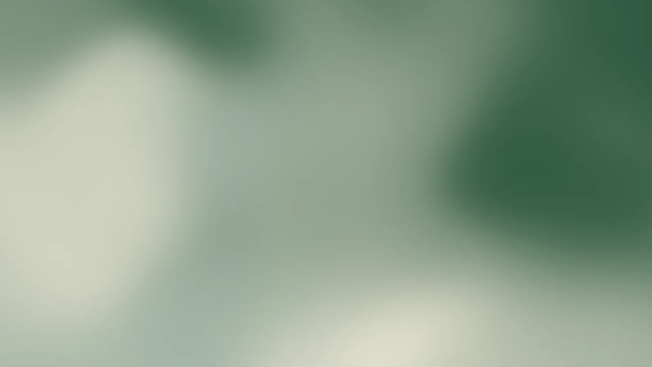Dark Green and Cream Mesh Gradient desktop wallpaper in 4K