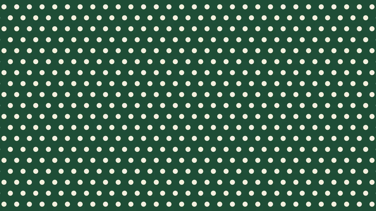 Dark Green and Cream Mini Polka Dot desktop wallpaper in 4K